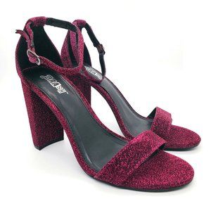 Brash Houston Women's Size 10 Glitter Heel Sandal